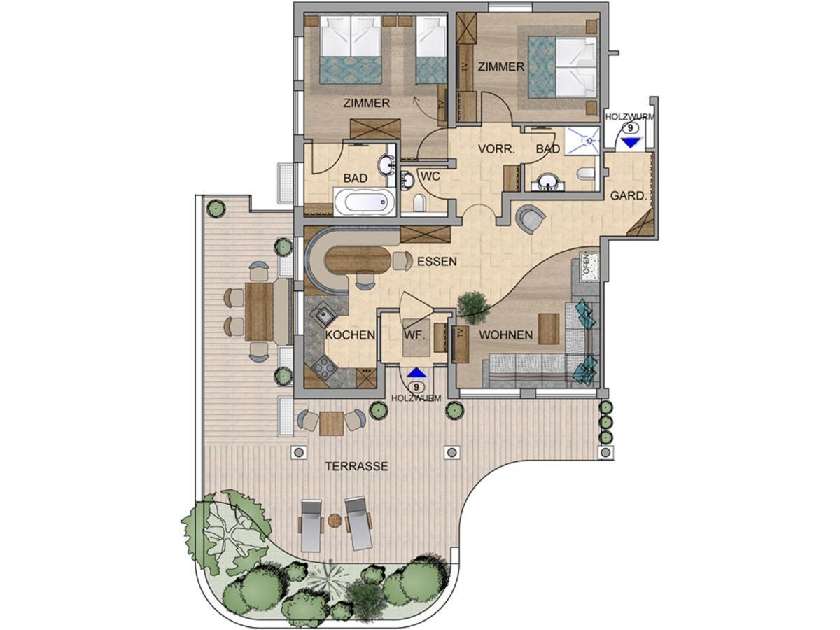 Appartements Schedererhaus Going am Wilden Kaiser Экстерьер фото